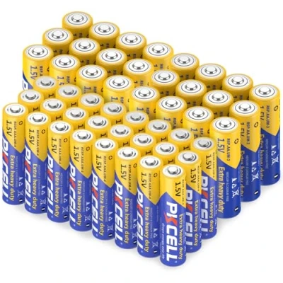 Afbeelding van 24 stuks AA batterijen, R6P + AAA, R03P, 1,5 V carbon PKCELL