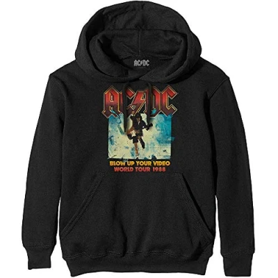Afbeelding van AC/DC Blow Up Your Video Hoodie/trui XL Zwart