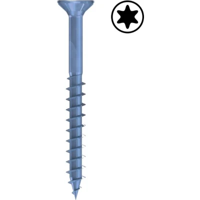 Afbeelding van Torx spaanplaatschroeven 6x70 verzinkt 200 stuks