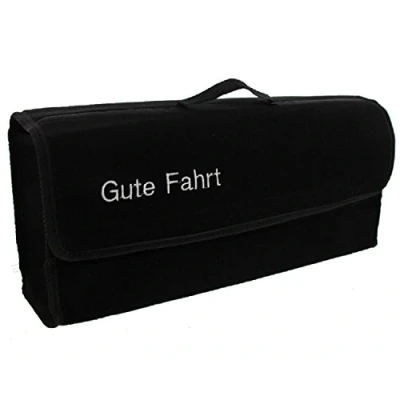 Afbeelding van PETEX 48010004 kofferbaktas met klittenband en drukknop, zwart, 50 x 14 21 cm