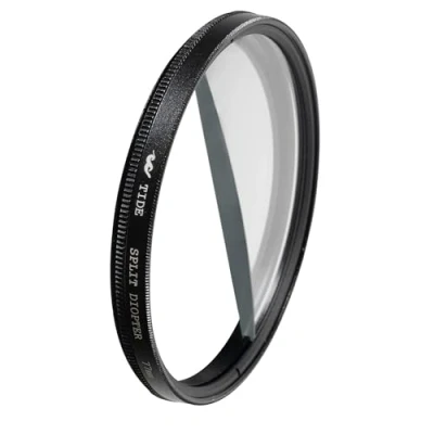 Afbeelding van Tide Optics Gespleten Dioptriefilter 82mm Prism Camera Lens Ingepaste Filter