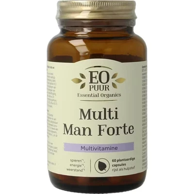 Afbeelding van Essential Organics Organ Multi man forte puur 60 vcaps