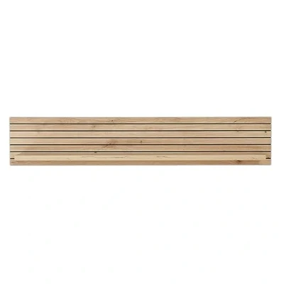 Afbeelding van Stella Trading CORE wandboard in Artisan eiken look veelzijdig inzetbaar wandrek met LED verlichting 120 x 22 23 cm (B/H/D)