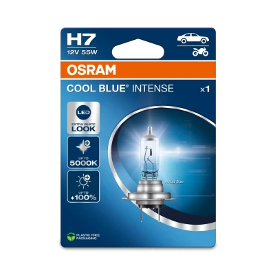 Afbeelding van OSRAM 4062172395038 Halogeenlamp Cool Blue Intense H7 55 W 12 V
