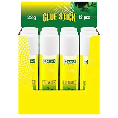 Afbeelding van D.RECT 007559 24 PVA lijmstift, sterke lijm, voor school en kantoorbenodigdheden 22 g,