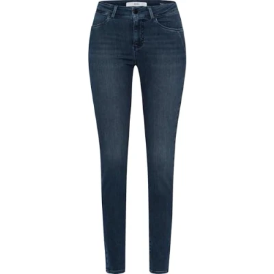 Afbeelding van BRAX Style ANA SLIM FIT MIT Normaler LEIBHÖHE Jeans Skinny Fit, Dames, Maat: 48xS, Used regular blue