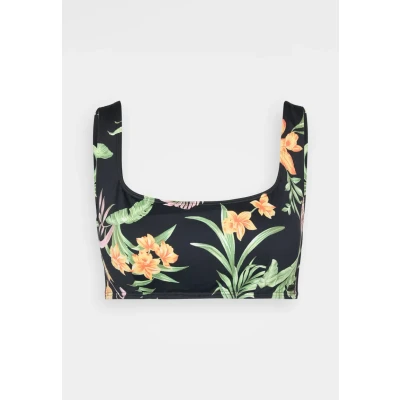 Afbeelding van Roxy Beach Classics Bikinitop black/multicoloured, Dames, Maat: Small, Black/multi coloured