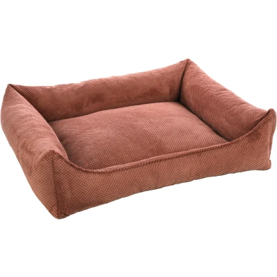 Afbeelding van &quot;Comfortabele orthopedische hondenmand Reno in Roze Memory Foam&quot; / 100cm x 80cm 25cm I Ligvlak 65 51,5cm