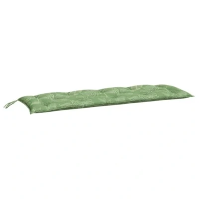 Afbeelding van Tuinbankkussen 150x50x7 cm oxford stof bladpatroon