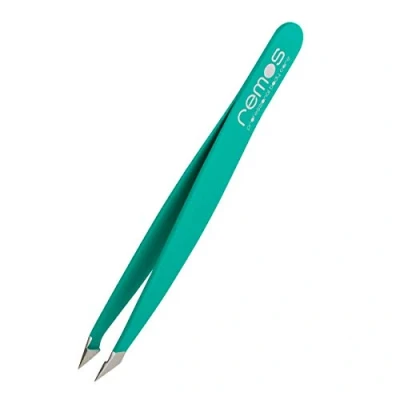 Afbeelding van REMOS Combinatiepincet roestvrij staal [INOX]9,5 cm 2in1 voor splinters haar