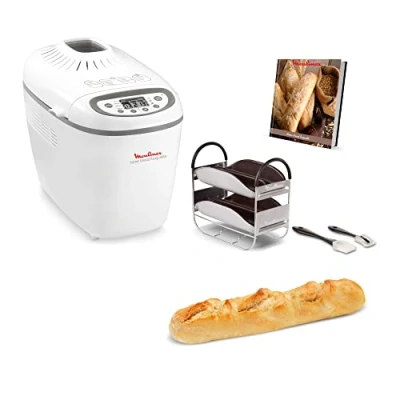 Afbeelding van Moulinex OW6101 Baguette Mac.Pane Broodbakmachine, met 16 Programma&#039;s, 1650 watt, Wit