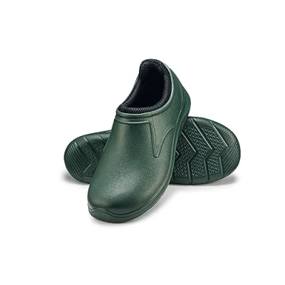 Afbeelding van ESTRO Tuinklompen Heren Klompen Clogs Dames Tuinschoenen Gom voor Lichgewicht Tuin K040S (46 EU, Donkergroen)