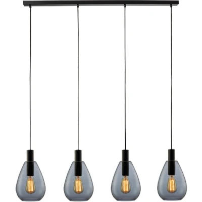 Afbeelding van Hotel Chique Hanglamp 4 Lichts Smoke Dorato