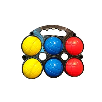 Afbeelding van BLUE SKY 6 Petanqueballen Behendigheidsspel voor buiten 048054 Multicolor Plastic 7 cm Kinder speelgoed Buitenspel Vanaf 3 jaar