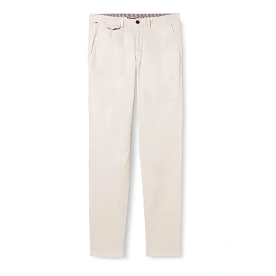 Afbeelding van Tommy Hilfiger Geweven broek voor heren, Oktober Grijs, 34W / 34L
