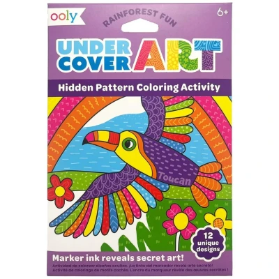 Afbeelding van Ooly kleurplaten undercover art rainforest fun 12st