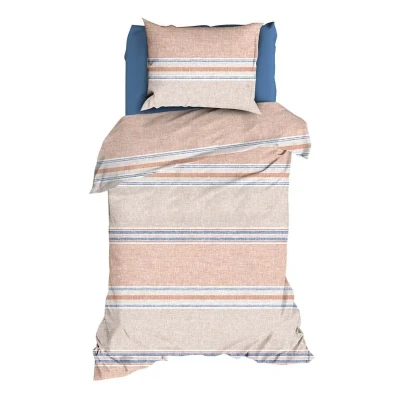 Afbeelding van Dekbedovertrek Romanette Alfie Terra Katoen 140 x 200 / 220 cm 1 Persoons