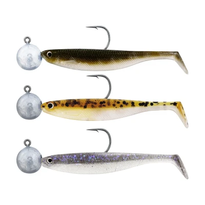 Afbeelding van Westin Shadteez Slim R &#039;N 5cm Clear Water Mix 16 Loodvrij (3 stuks) Shad