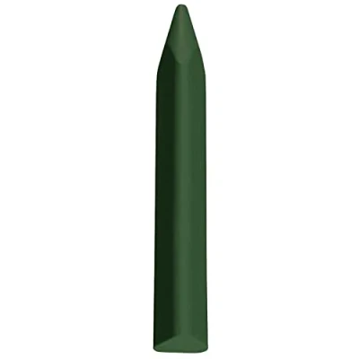 Afbeelding van Jovi Jumbo Easy Grip kleurpotloden, doos met 12 driehoekige donkergroene kleur, superbestendig en hoge prestaties, glutenvrij (97312)