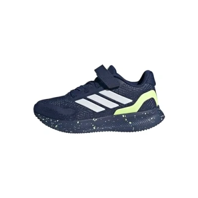 Afbeelding van adidas Uniseks Kind RUNFALCON 5 SHOES KIDS, dark blue/ftwr white/hi res yellow, 28 EU
