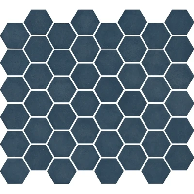Afbeelding van The Mosaic Factory Valencia Blauw Mat Hexagon