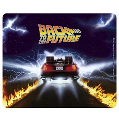 Afbeelding van RETOUR VERS LE FUTUR DeLorean muismat 23.5x19.5 cm