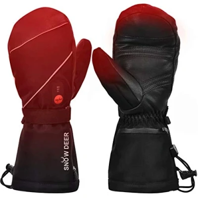 Afbeelding van Snow Deer Verwarmende handschoenen met oplaadbare lithium ion batterij, voor dames en heren, skiën, jagen, vissen, paardrijden, fietsen, kamperen, wandelen, motorrijden, handwarmers