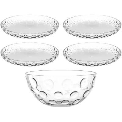 Afbeelding van Schaal en bordenset 5 delig CUCINA OPTIC