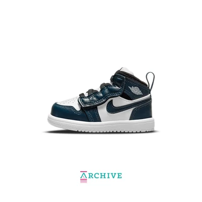 Afbeelding van Jordan 1 Mid ALT White Armory Navy (TD) Size 22 .