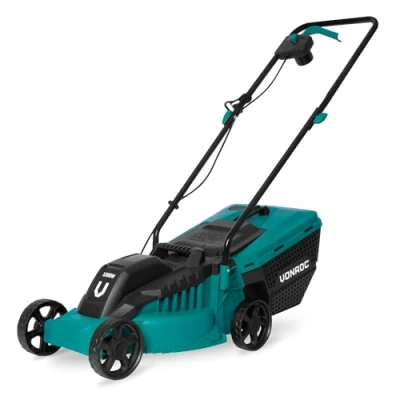 Afbeelding van VONROC Elektrische grasmaaier 1300W 32cm maaibreedte 30L opvangbak + vulindicator Instelbare maaihoogte