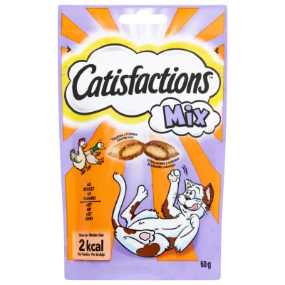 Afbeelding van Catisfactions Mix Kip/Eend 60 GR