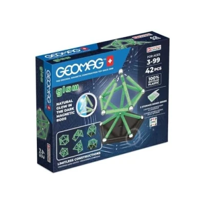 Afbeelding van Geomag Glow Set Recycled 42 delig