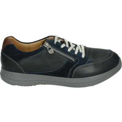 Afbeelding van Ganter 259847 KARL LUDWIG Vrije tijdsschoenenHeren veterschoenHeren sneakersCasual Kleur: Blauw Maat: 43.5