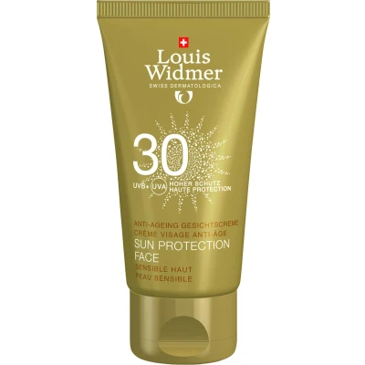 Afbeelding van Louis Widmer Sun Protection Face SPF30 Licht Geparfumeerd Zonnecrème 50 ml