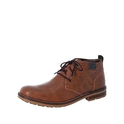 Afbeelding van Rieker Veterschoenen, Heren, Maat: 42, Nuss/river Imitatieleer/ textiel