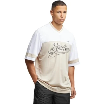 Afbeelding van Starter Tshirt print, Heren, Maat: XXL, Dustysand