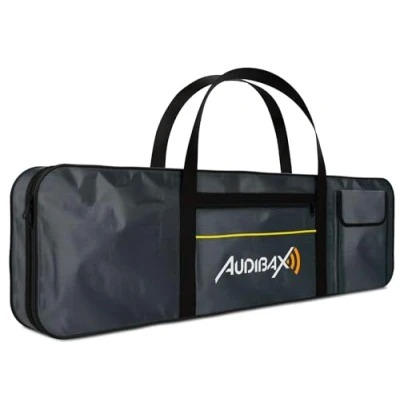 Afbeelding van AUDIBAX Onyx Bag 49 Keyboardtas Keyboard of piano cover voor toetsen Geschikt de meeste merken en waterdicht Afmetingen: 26 x 93 9 cm