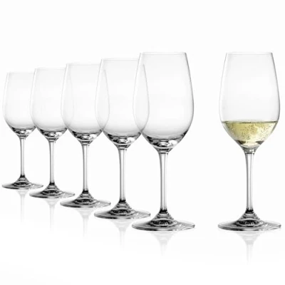 Afbeelding van Stölzle Lausitz Wittewijnglazen Event/witte wijnglazen set van 6 / kristalglas/wijnglas/witte wijnglas/hoogwaardige set/wijnglazen