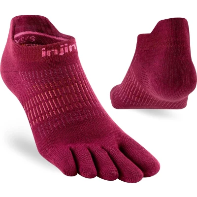 Afbeelding van Injinji Run No Show Lightweight 2.0 Dames Hardloopsokken Beetroot 37 40