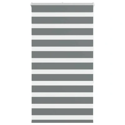 Afbeelding van Zebra rolgordijn 75x150 cm stofbreedte 70,9 donkergrijs