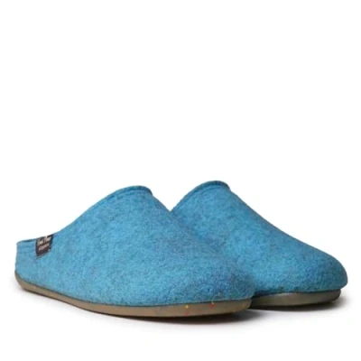 Afbeelding van TONI PONS MONA FR damesclogs van gerecycled vilt, Turkoois, 44 EU