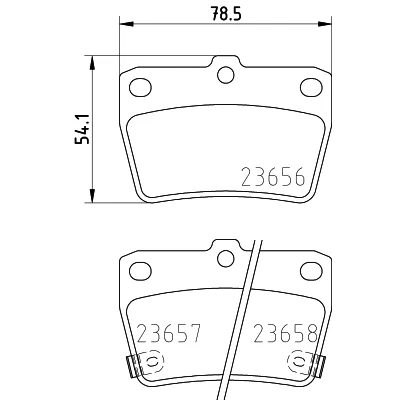 Afbeelding van Remblokkenset, schijfrem HELLA PAGID 8DB 355 010 521