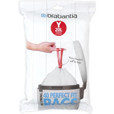 Afbeelding van Brabantia Perfect Fit Afvalzakken 20 l Code Y 40 stuks