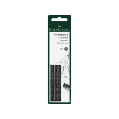 Afbeelding van 10x Houtskool Faber Castell Pitt Monochrome geperst S 3 st. blister