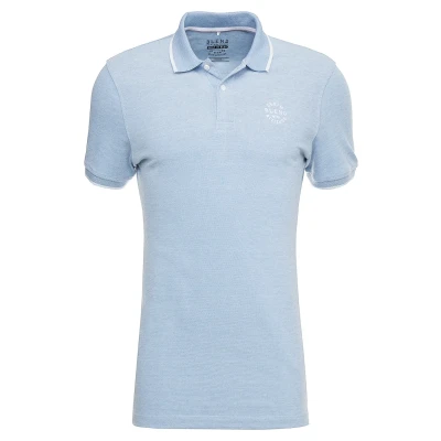 Afbeelding van Blend Bhbhnate Poloshirt, Heren, Maat: Large, Niagara blue