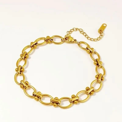 Afbeelding van Lucardi Eve gold plated armband