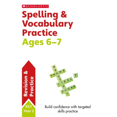 Afbeelding van Spelling and Vocabulary practice activities for children ages 6 7 (Year 2). Perfect Home Learning.: (Scholastic English Skills)
