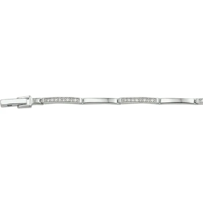 Afbeelding van Armband Zilver Zirkonia 2,5 mm x 18 cm lang