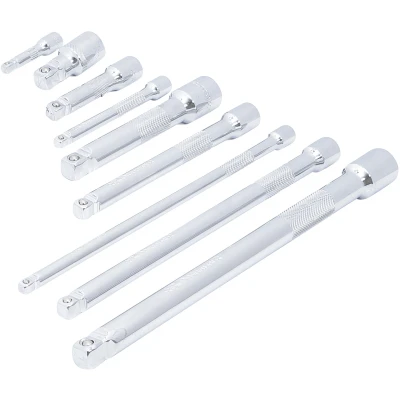 Afbeelding van BGS Kantelverlengstukset 1/4&quot;, 3/8&quot; en 1/2&quot; 9 delig