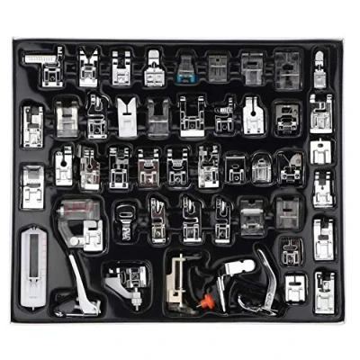 Afbeelding van Naaivoet, multifunctionele naaivoetset, accessoires voor Singer Brother JUKI JANOME Feiyue naaimachines, 48 stuks